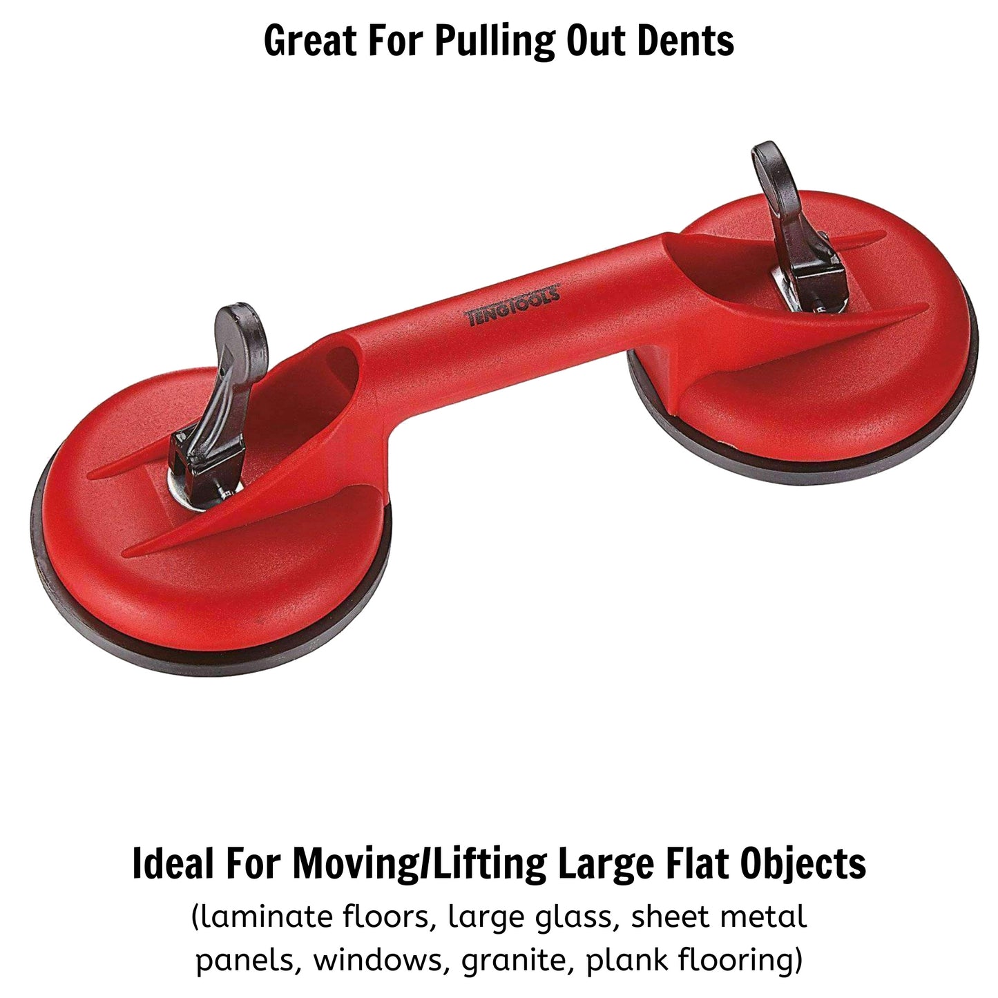 Teng Tools SL02 Débosseleur/extracteur professionnel à double ventouse et lève-verre/carrelage 60 kg