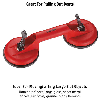 Teng Tools SL02 Débosseleur/extracteur professionnel à double ventouse et lève-verre/carrelage 60 kg