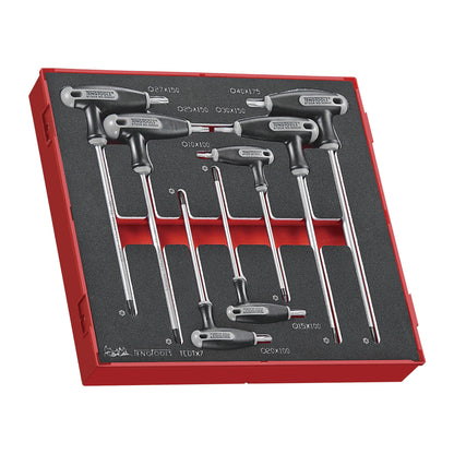 Teng Tools 94 Piece Torx Key, Torx Screwdriver & Bit Foam Kit - TC-6T-21