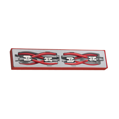 Teng Tools Juego de alicates para anillos elásticos de 4 piezas de 9 pulgadas - TTX474-9