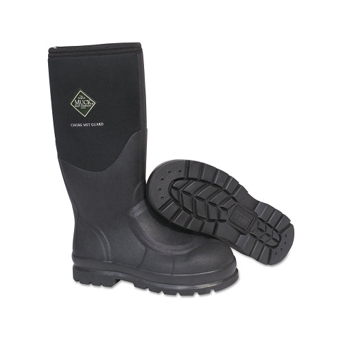 Muck Boots Chore Bottes de travail classiques avec embout en acier, noir - 1 par PR