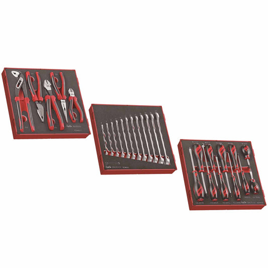 Teng Tools Juego de alicates, llave combinada y destornillador mixto de 28 piezas - TED441T 
