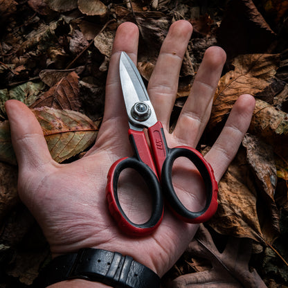 Teng Tools Ciseaux industriels professionnels robustes en acier inoxydable à haute teneur en carbone de 5,5 pouces - 497