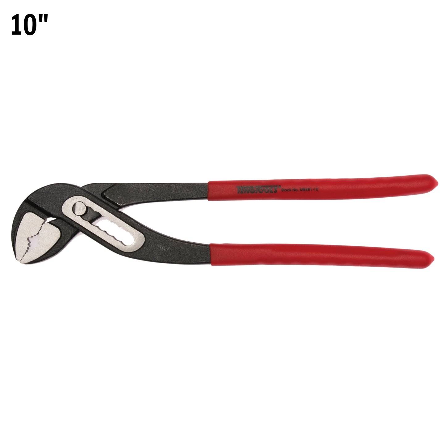 Teng Tools Pince à joint coulissant/pompe à eau en vinyle de 10 pouces - MB481-10
