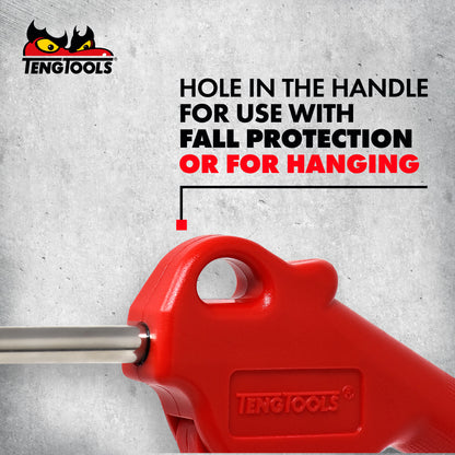 Pistola de aire estilo empuñadura de pistola Teng Tools con boquilla de 4 pulgadas de largo y entrada de aire de 1/4 de pulgada - ARB01