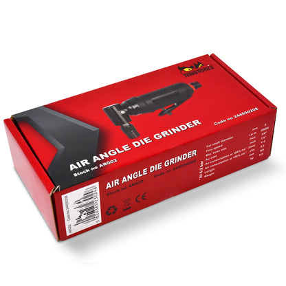 Teng Tools ARG02 - Mini amoladora neumática de aire compuesto en ángulo de 25.000 RPM con silenciador