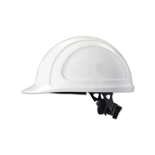 Honeywell North North Zone N10 Ratchet Hard Hat, 4 Point, Front Brim, White - 12 per PK - N10R010000
