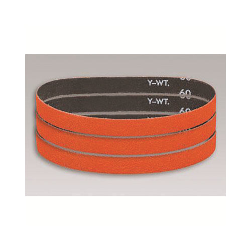 Dynabrade Dynacut x0099  Ceramic (Cer) Narrow Abrasive Belt, 3/4 Inches W X 18 Inches L, 60 Grit - 50 per PK - 82556