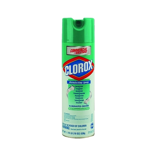 Clorox Disinfecting Spray, 19 Oz, Aerosol Can, Fresh Scent - 12 per CA - CL-38504