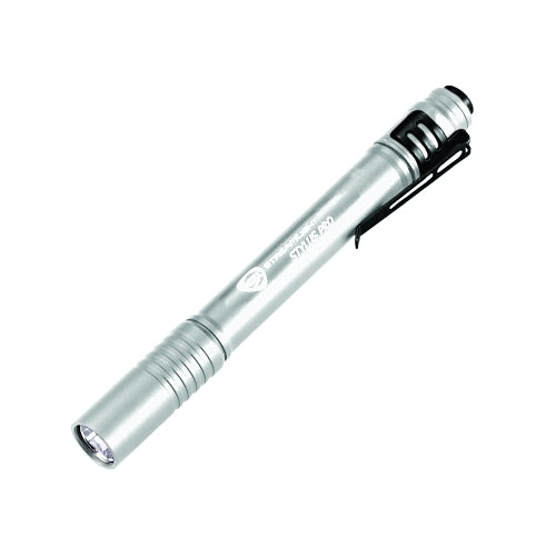 Lampe stylo LED Streamlight Stylus Pro, 2 Aaa, 100 lumens, argent - 1 par EA - 66121