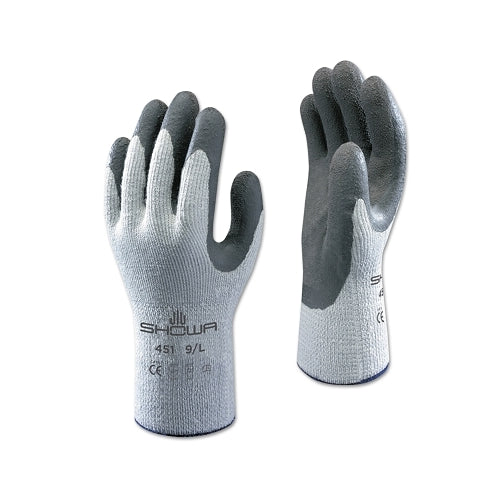 Showa Atlas Therma-Fit 451 Latex Coated Gloves, X-Large, Gray/Light Gray - 1 per DZ - 451XL10
