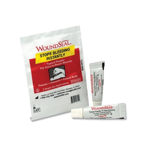 First Aid Only Wound Seal Blood Clot Powder, Individual Pour Pack, 2 Per Pack - 1 per EA - 90326