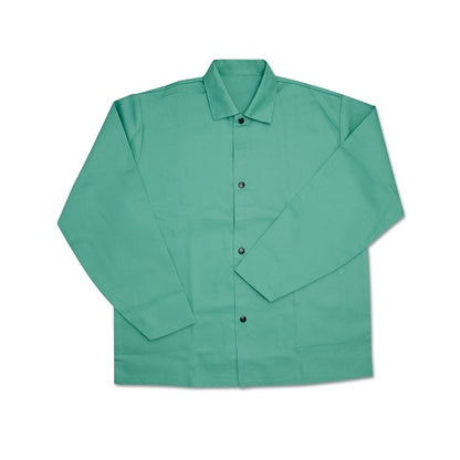 West Chester Irontex Flame Resistant Cotton Jacket, Green - 12 per CA