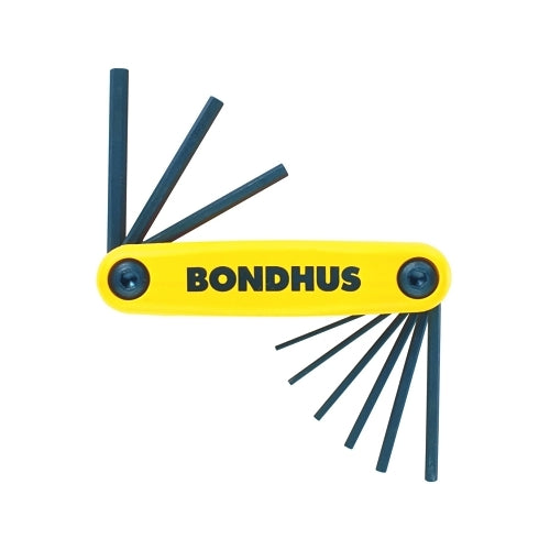 Bondhus Gorillagrip Fold-Up, 9 Per Fold-Up, Hex Tip, Inch, 0.05 Inches To 3/16 In - 1 per ST - 12591