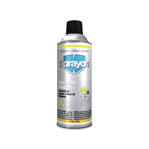 Sprayon Moly Chain Lubricant, 11 Oz, Aerosol Can - 12 per CA - SC0202000