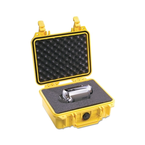 Pelican Protector Case Series Small Case, 1200 Wf/Wl, 0.16 Ft, 9.25 Inches L X 7.12 Inches W X 4.12 Inches H Interior, Yellow - 1 per EA - 1200000240