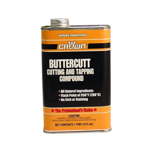 Crown Buttercut Cutting/Tapping Compound, 1 Pt, Pour Can - 12 per CA - 5040