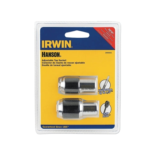 Irwin Hanson 2 Pc Adjustable Tap Socket Sets, 3/8 Inches Drive, #6 To 1/2 Inches Tap Range - 1 per EA - 3095001