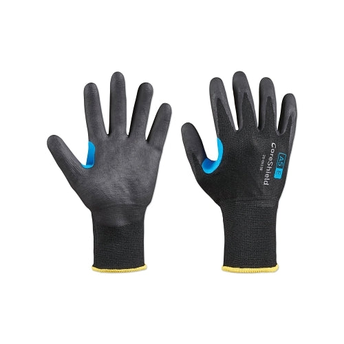 Honeywell Coreshield_x0099_ A5/E Coated Cut Resistant Gloves, 9/Large, Hppe/Ss, Nitrile Micro-Foam, 13 Ga, Black - 1 per PR - 250513B9L