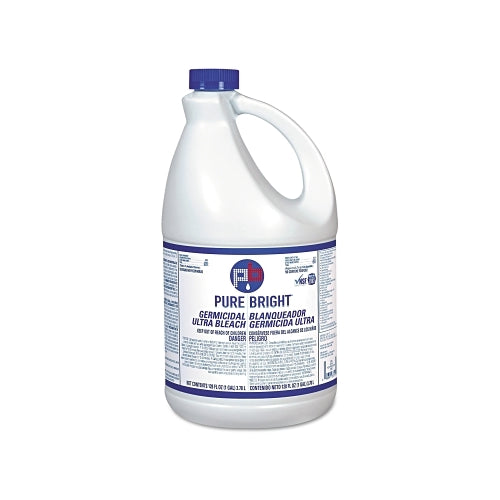 Pure Bright Liquid Bleach, 1 Gal, Bottle, 6% - 6 per CA - PUREBRIGHTGL