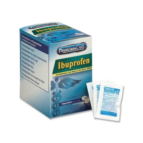 Physicianscare Physicianscare Comprimé d'ibuprofène 200 mg, 2 paquets/50 par boîte - 1 par EA - 90015-004