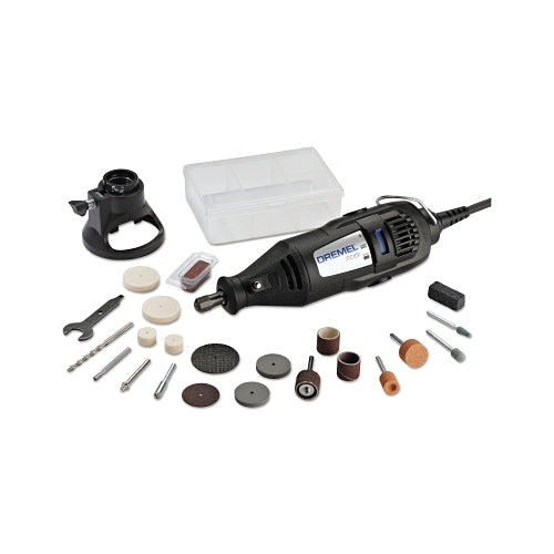 Dremel 200 Series Rotary Tools, 21 Assorted Accessories; Case; Cutting Guide - 1 per EA - 200121