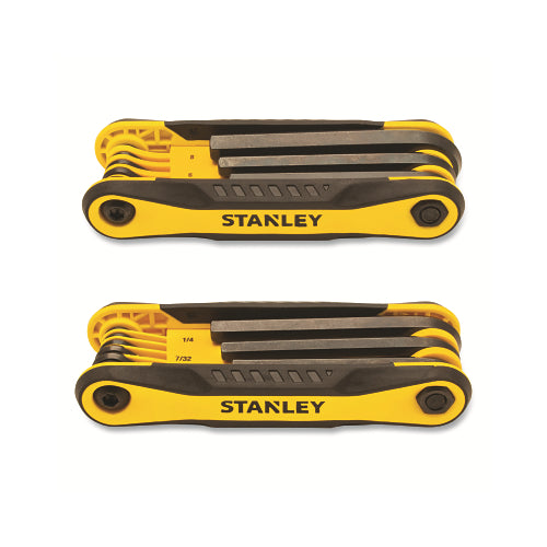 Stanley 2 Pk Folding Metric And Sae Hex Key Set, 17 Pc - 4 per CA - STHT71839