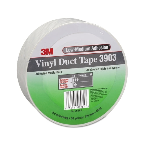 3M x0099  Vinyl Duct Tape 3903, Yellow, 2 Inches X 50 Yd X 6.5 Mil - 1 per RL - 7100146009