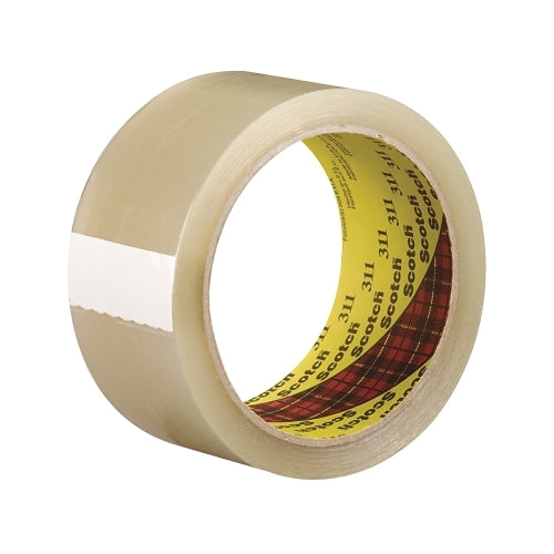 Scotch High Tack Box Sealing Tape 311+, 2 Inches W X 109.36 Yd, 2.05 Mil, Clear - 1 per RL - 7010306820