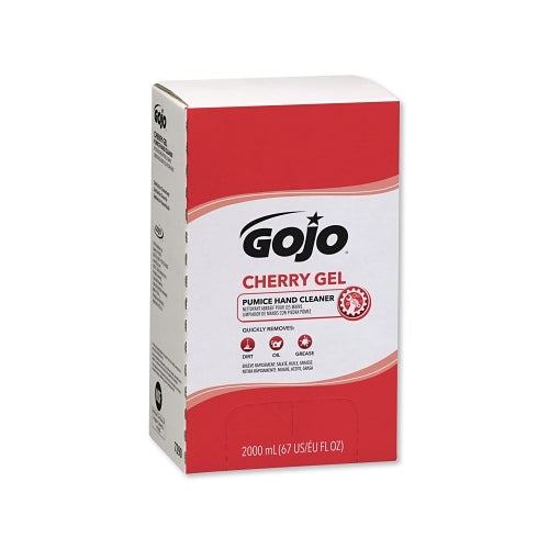 Gojo Cherry Gel Pumice Hand Cleaner, 2000 Ml, Film Bag, Refill For Pro Tdx Dispenser - 4 per CA - 729004