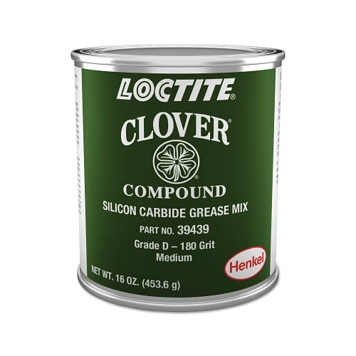 Loctite Clover Silicon Carbide Grease Mix, 1 Lb, Can, 180 Grit - 1 per CAN - 232949