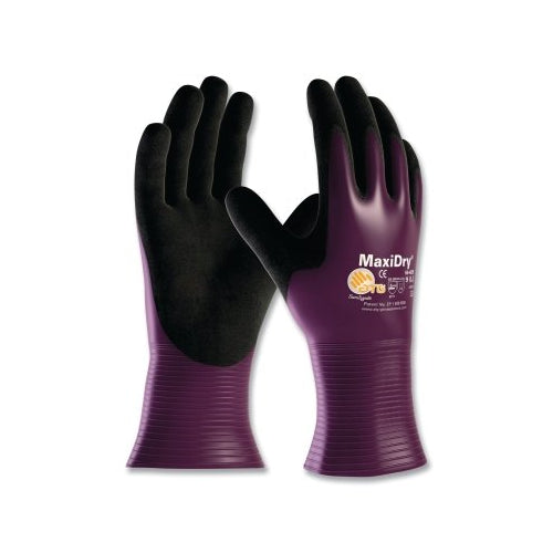 Pip Maxidry Ultra Lightweight Nitrile Gloves, Nitrile, Small, Black/Purple - 12 per DZ - 56426S