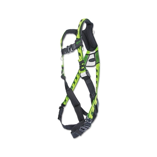 Honeywell Miller Aircore Full-Body Harness, Aluminum Stand-Up Back D-Ring, Universal, Quick-Connect Straps, Green - 1 per EA - ACAQCUGN