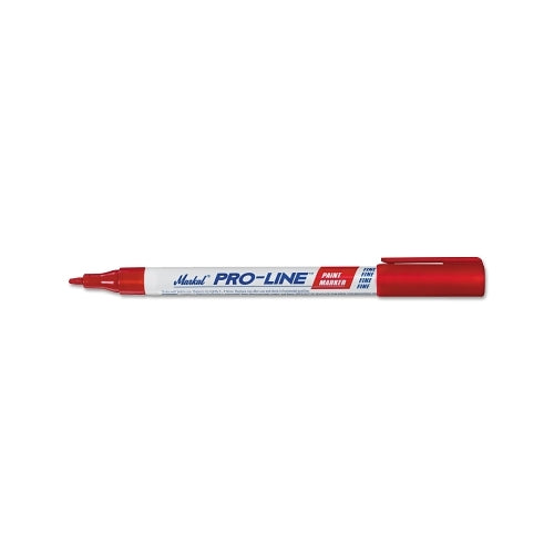 Markal Pro-Line Fine And Micro Liquid Paint Marker, Red, 1/16 In, Fine - 1 per EA - 96874