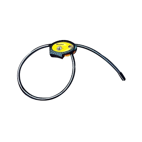 Master Lock Python Adjustable Locking Cable, 3/8 Inches Dia, 6 Ft Length, Black - 1 per EA - 8413DPF