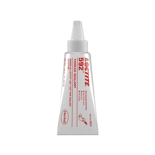 Loctite 592 x0099 Sellador de roscas Pst, curado lento, tubo de 50 ml, blanco opaco - 1 por TB - 209761