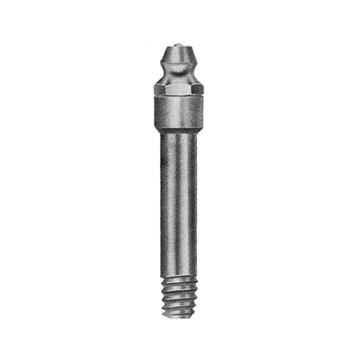 Alemite Hydraulic Fitting, Straight, 1-5/8 Inches L, Male/Male, 1/4 Inches (Sae) - 1 per EA - 3014B