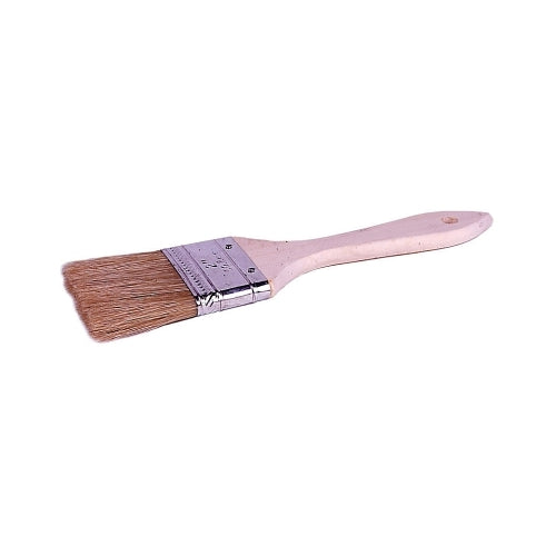 Weiler Economy Chip And Oil Brush, 1 Inches Wide, 1-1/2 Inches Trim, White Bristle, Wood Handle - 1 per EA - 40066
