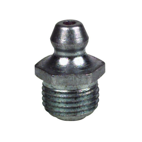 Alemite Hydraulic Fitting, Straight, 11/16 In, Male/Male, 1/8 In - 1 per EA - 1610BL