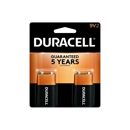 Pile alcaline Duracell Coppertop, 9 V, 2/Pk - 2 par CD - DURMN1604B2Z