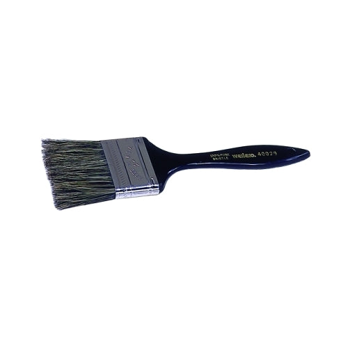 Weiler Chip &amp; Oil Brush, 5/16 pouces d'épaisseur, 2 pouces de large, poils de porcelaine gris, manche en plastique - 1 par EA - 40029