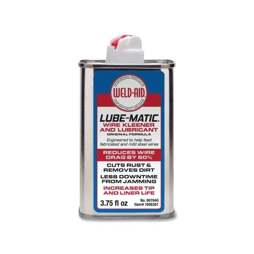 Weld-Aid Lube-Matic Wire Kleener And Lubricant, 5 Oz Can - 1 per EA - 007040
