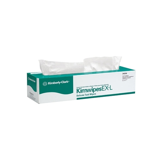 Kimberly-Clark Professional Kimtech Science Kimwipes Delicate Task Wiper, White, 14.7 Inches W X 16.6 Inches L, 140 Per Box - 15 per CA - 34256