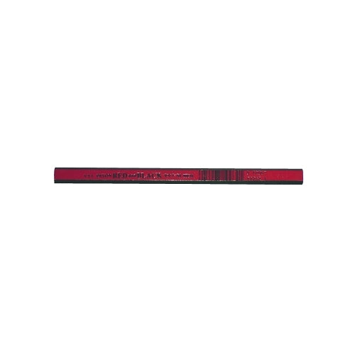 Dixon Ticonderoga Carpenter Pencil, Medium, 7 In, Red - 12 per DOZ - 19972
