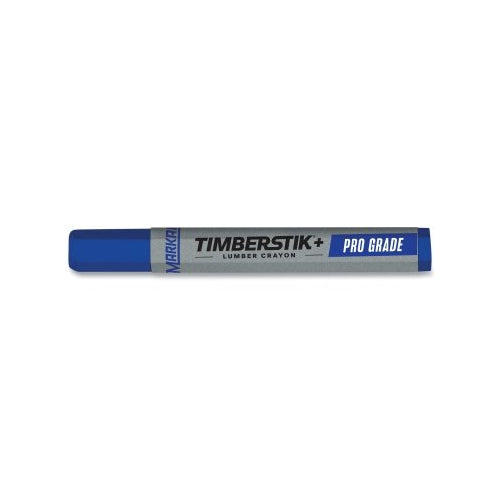 Markal Timberstik+ Pro Grade Lumber Crayon, 1/2 Inches X 4.625 In, Blue - 12 per BOX - 80385