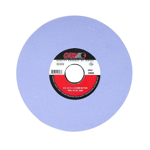 Cgw Abrasives Az Cool Blue Surface Grinding Wheels, Type 7, 14 X 2, 5Inches Arbor, 46, I - 1 per EA - 34488