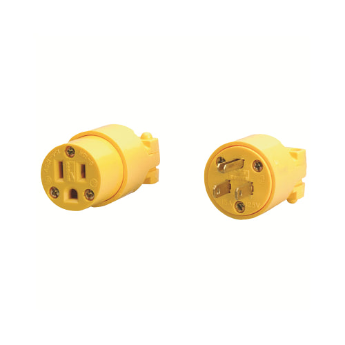 Southwire Replacement Connector And Plug, 15 A, 125 V, 3-Wire, Vinyl, Male - 1 per EA - 059840000