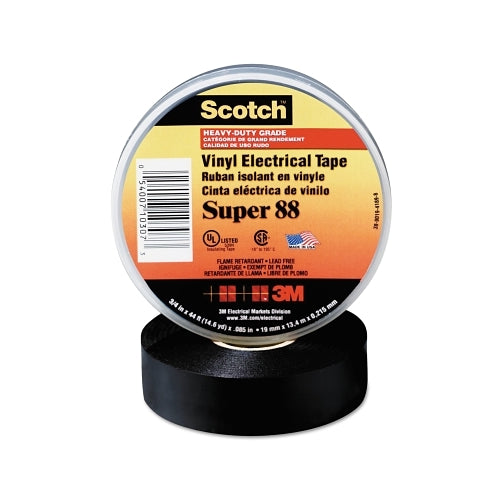 Scotch x0099  Super 88 Vinyl Electrical Tape, 1 Inches X 36 Yd, Black - 1 per RL - 7000057832