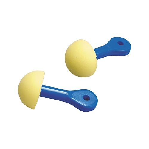 3M E-A-R Express Pod Plugs Earplug, Polyurethane, Yellow, Blue Grips ...