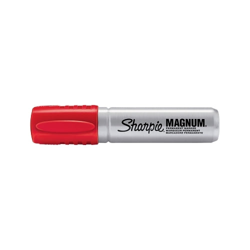 Sharpie Magnum Permanent Marker,Red, Jumbo, Chisel Tip - 12 per DZ - 44002